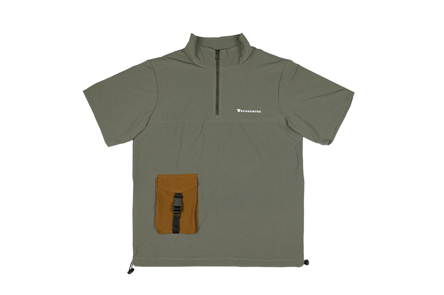GW Quarter ziped Trail Shirt (Moss)