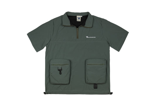 GW Quarter ziped short sleeves V2 (Hunter Green)