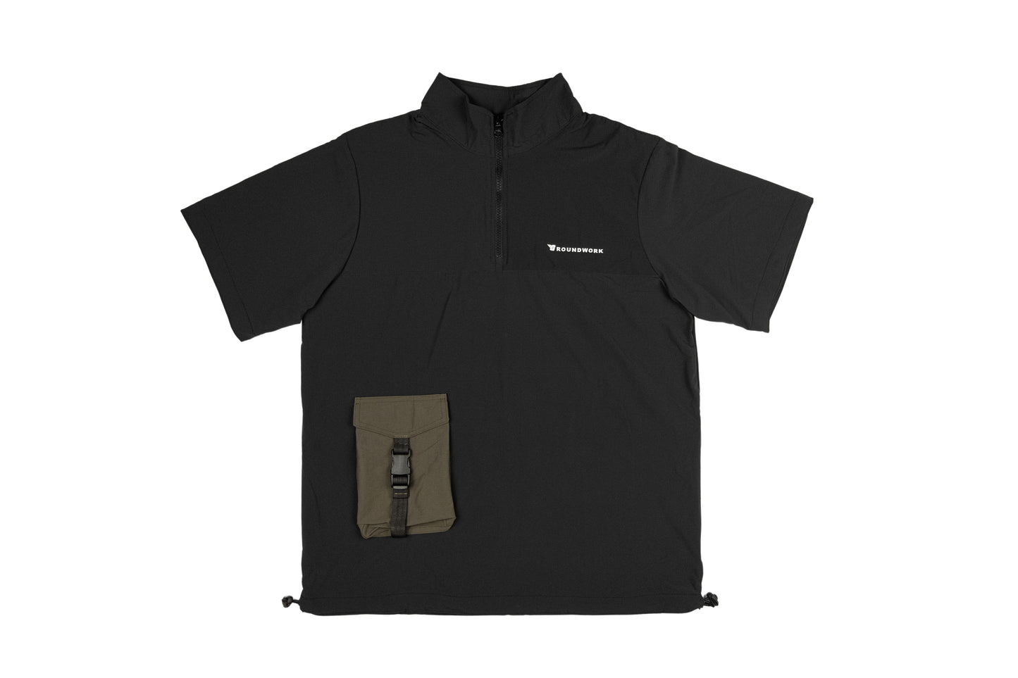 GW Quarter ziped Trail Shirt (Black)