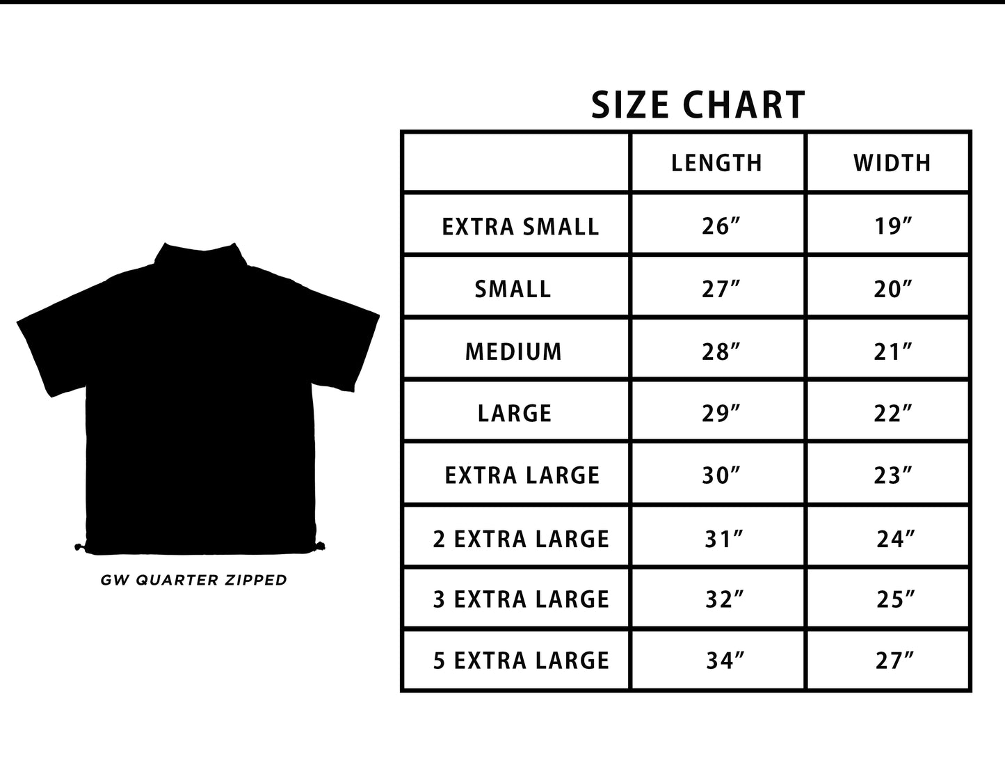 GW Quarter ziped Trail Shirt (Black)