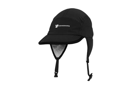 GW “Tranquil” 5-panel Cap W/ Ear Flaps (Black)