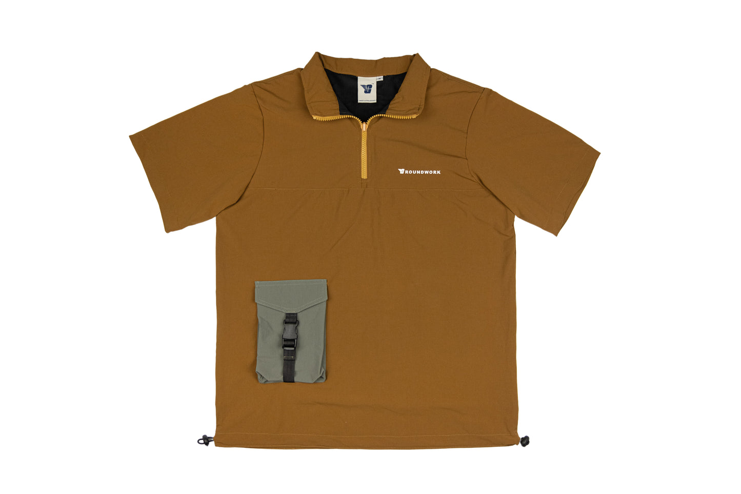 GW Quarter ziped Trail Shirt (Mustard)