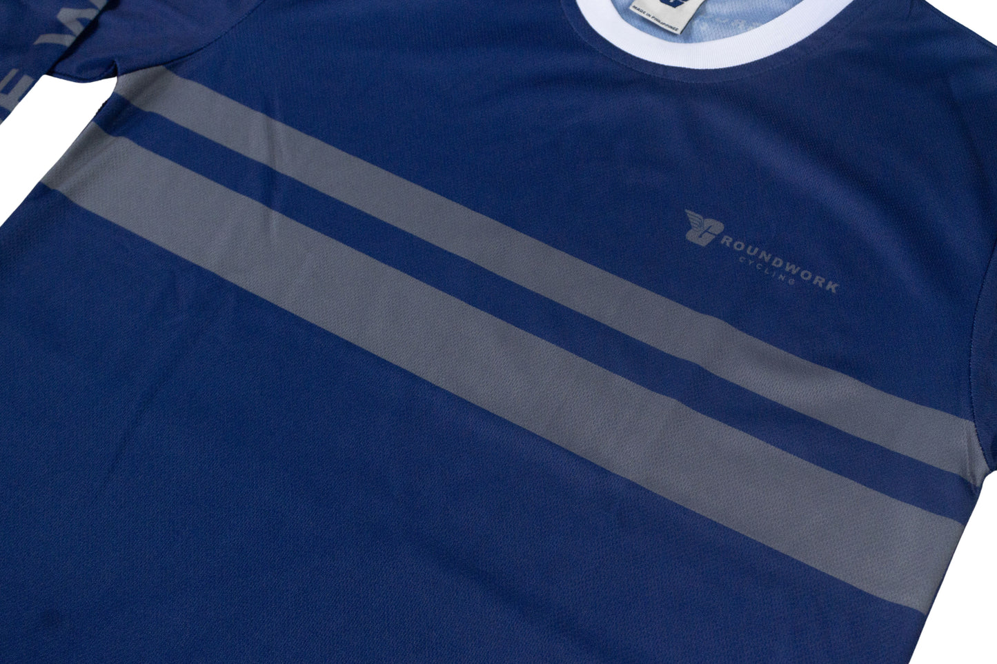 GW "Gradient" long-sleeves Riding Jersey ( Navy Blue )