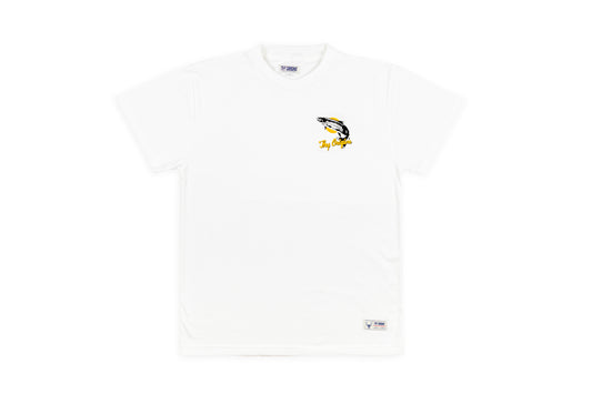 Weekend In Town Embroidered Tee (Off-White)