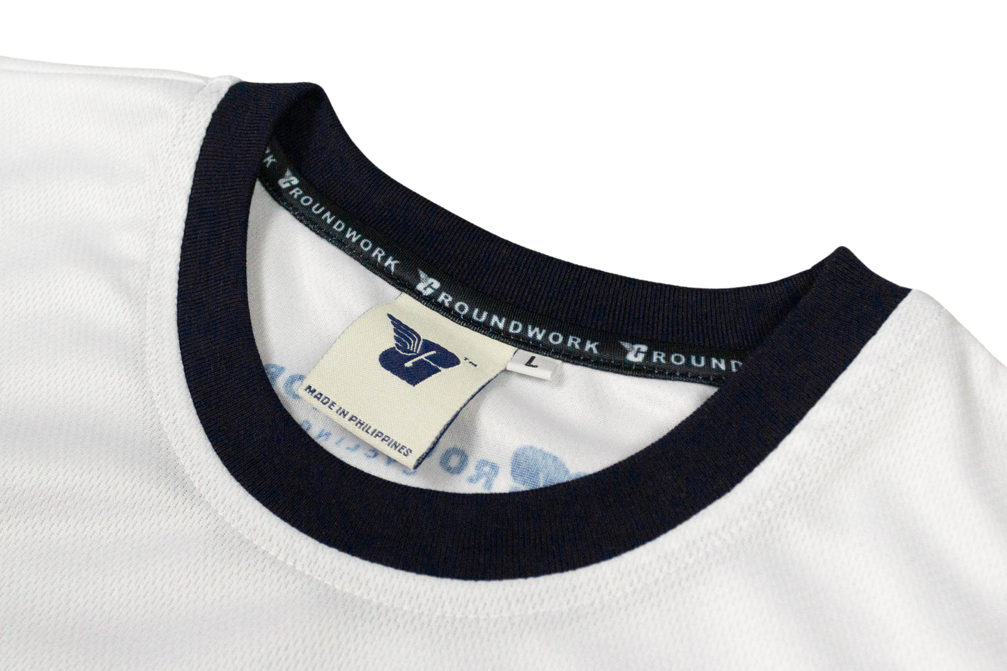 Blacksnow x Groundwork long-sleeves Jersey (White/Blue)