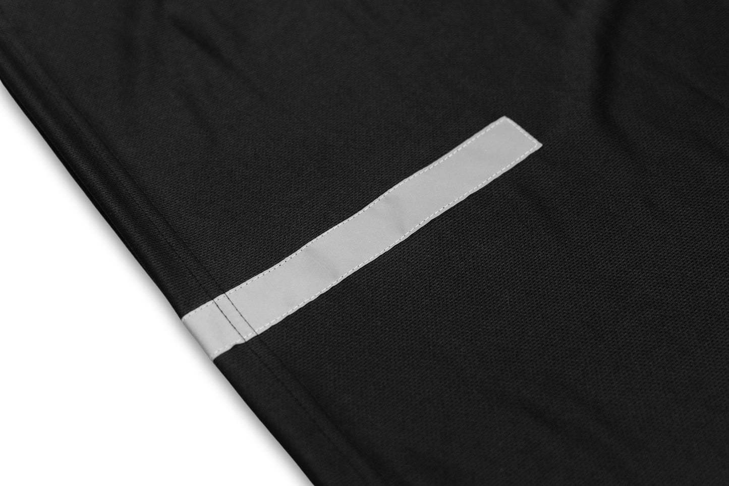 GW Plain Drifit Short-sleeves w/ Reflective Strip (Black)