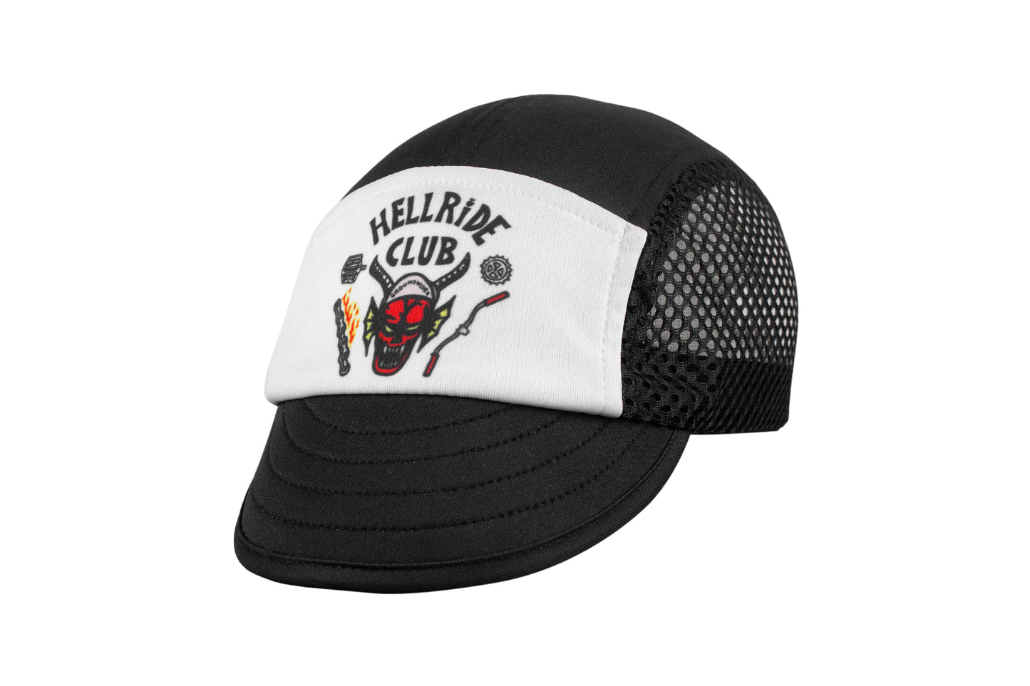 GW “HELLRIDE CLUB” Mesh Cycling cap (Black)
